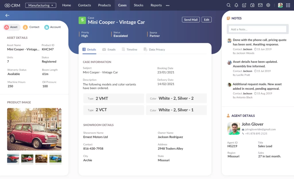 Zoho CRM Customization